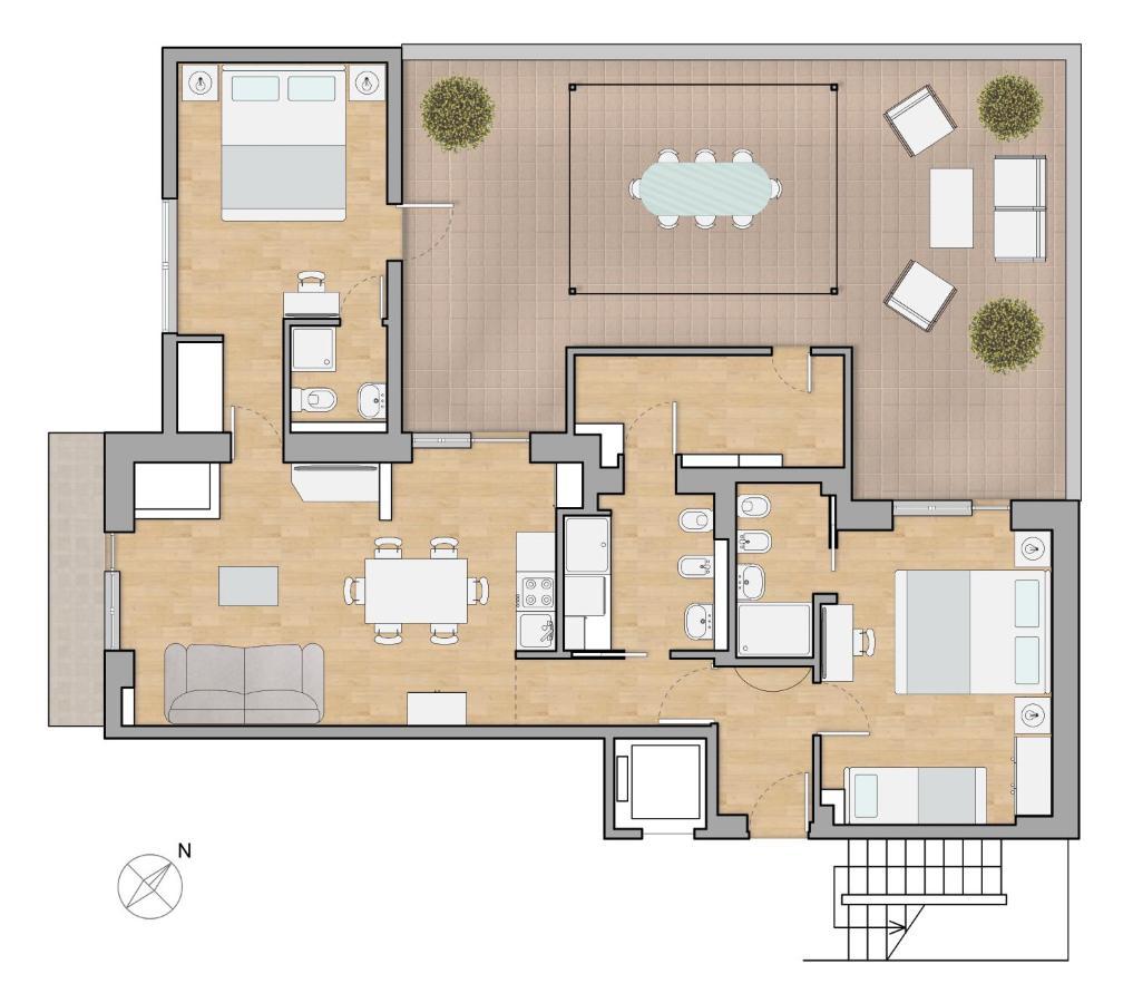 Vatican Luxury Apartment With Terrace - 7 People Rom Exteriör bild
